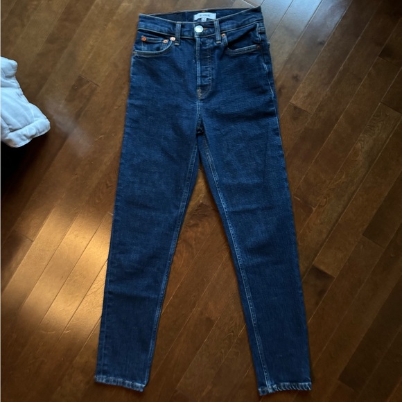 NWOT RE/DONE 90’ high rise ankle crop jeans - Picture 3 of 6